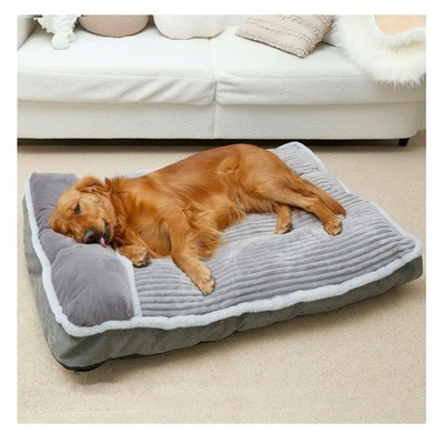 Dog Bed for Large Dogs, Dog Mattress with Pillow for Crate Kennel, Sofa pet B...