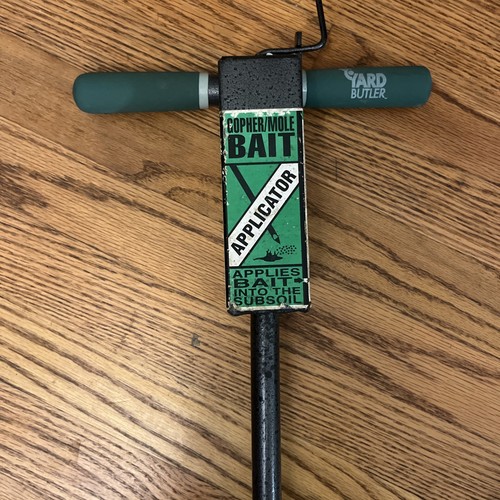 Yard Butler Gopher Bait / Mole Bait Applicator - Apply Pellets into Your Yard