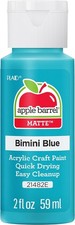Apple Barrel Acrylic Paint in Assorted Colors 2 oz , 21482 - Bimini Blue