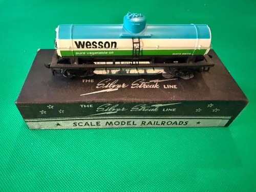 Coche cisterna de aceite vegetal puro Wesson de colección escala HO GATX 9876 modelo tren EE. UU. | Zustand: Used