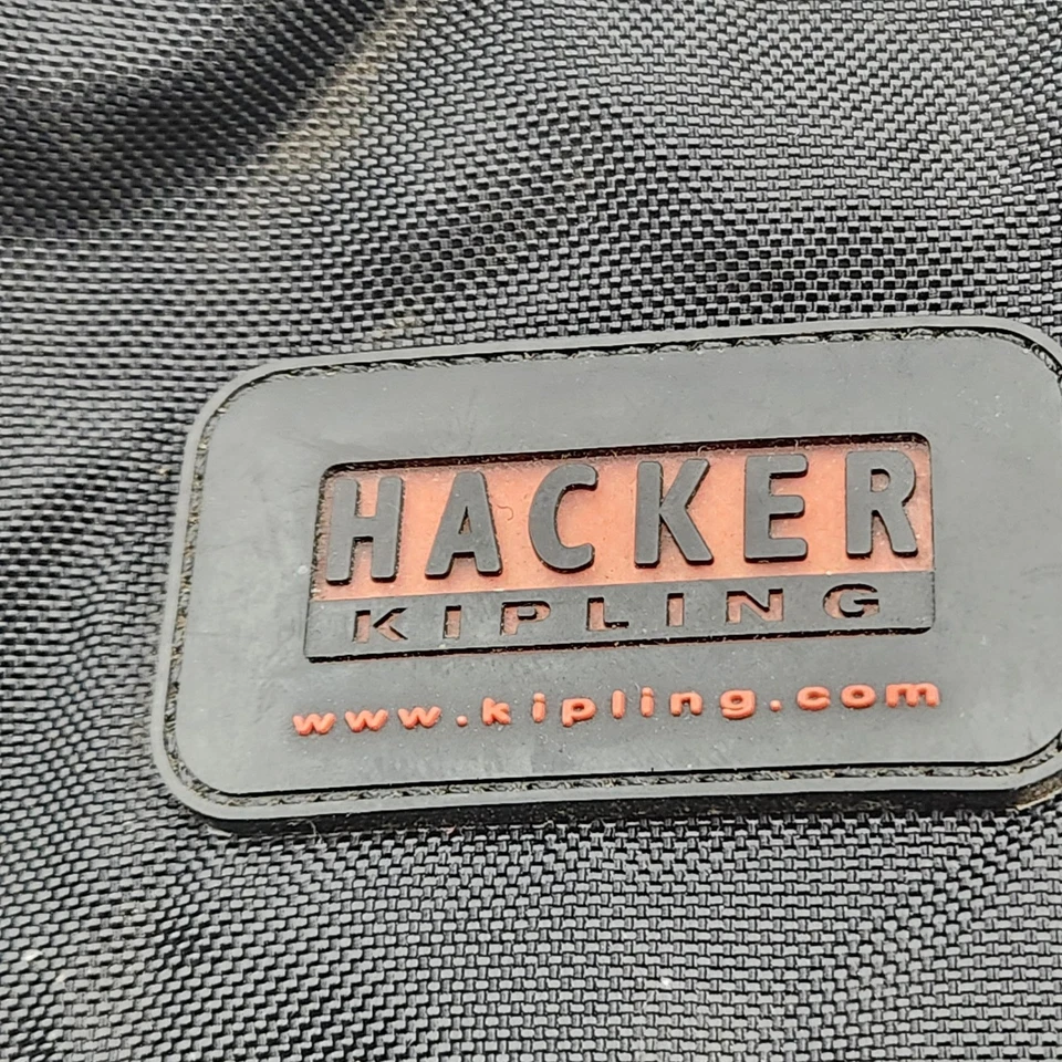 Mochila Kipling Hacker Gris con Compartimento Interior Naranja para Laptop 100% Poliamida Foto 2 de 4