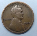 1921 Lincoln Wheat Penny Cent - G/VG Good Or Better Very Nice #148