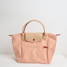 Longchamp Peach Pink Large-Capacity Travel Tote Bag 46x31x30cm