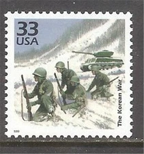 U.S. 1999 MNH Celebrate the Century 33 cent single The Korean War
