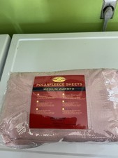 Berkshire Polar Fleece Twin Sheets Set Blush Medium Warmth