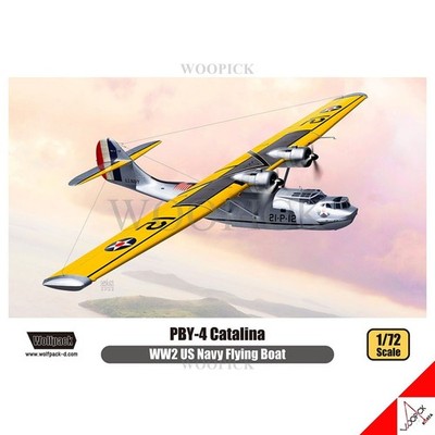 WOLFPACK 1/72 PBY-4 Catalina WW2 US Navy Flugboot Premium Modellbausatz WP17214