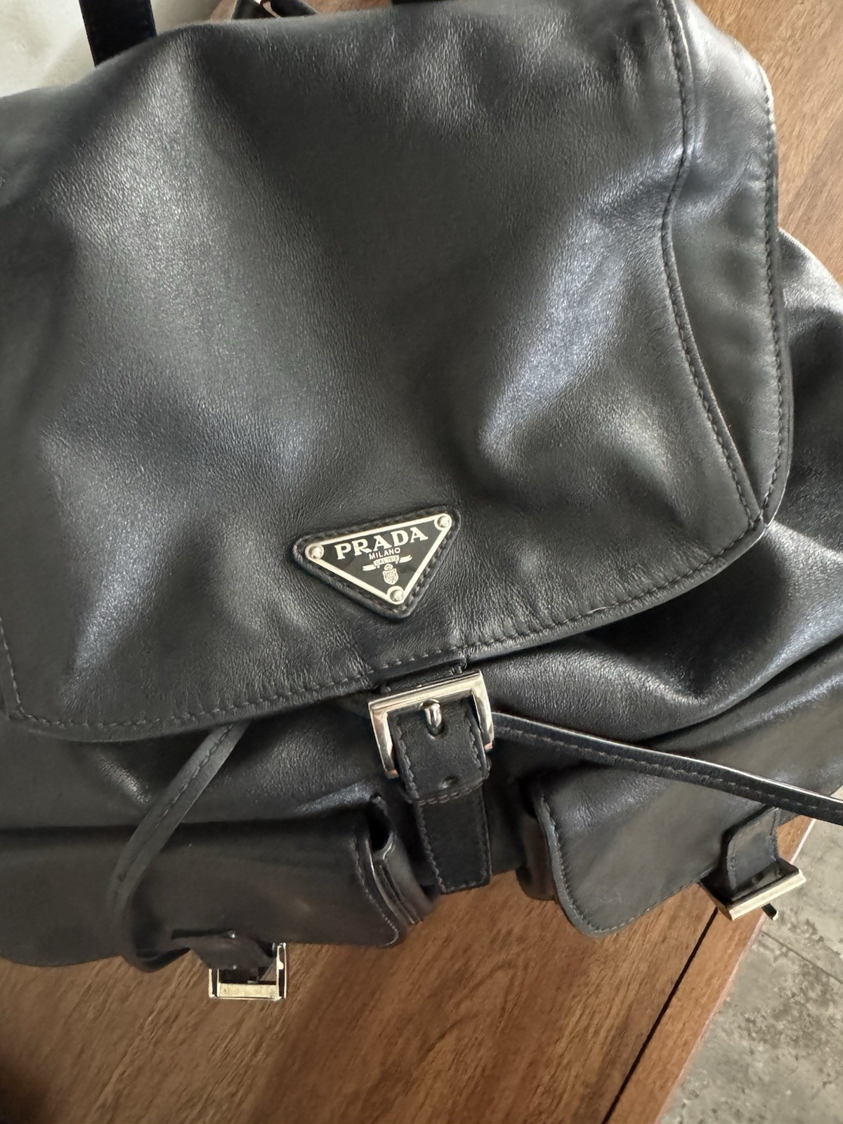 Prada Leather Backpack - image 11