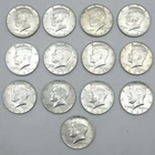 (Lot of 13) 1967 Kennedy Half Dollars 40% Silver AU/UNC Prooflike Fields