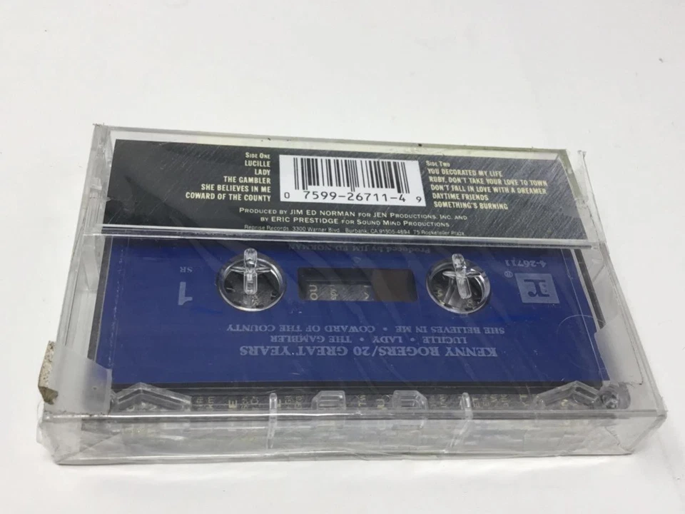New Sealed Kenny Rogers 20 Great Years Cassette Tape - Image 4 of 4
