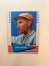 1961 Fleer Baseball Greats Dave Bancroft #7 EX Low Shipping Fee & Combine
