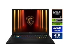 MSI Vector - 18" GeForce RTX 5070 Ti Laptop GPU - AMD Ryzen 9 9955HX - 32GB