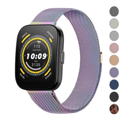 AK Metal Band for Amazfit Bip 6/5 Watch Band, GTR One Size, Colorful