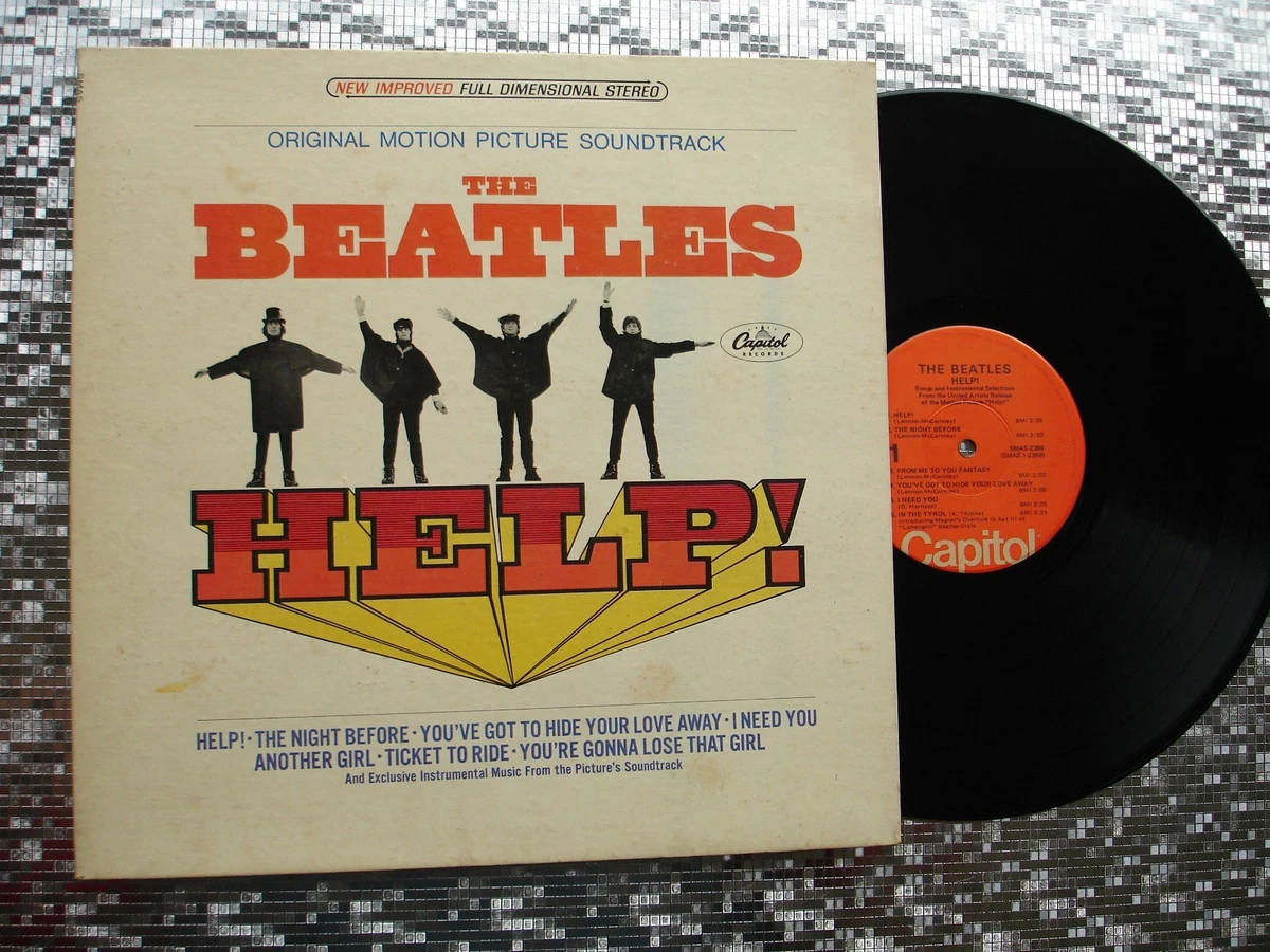 The Beatles ‎~ Help! ~ 1976 🟠Orange Label Pressing LP Capitol