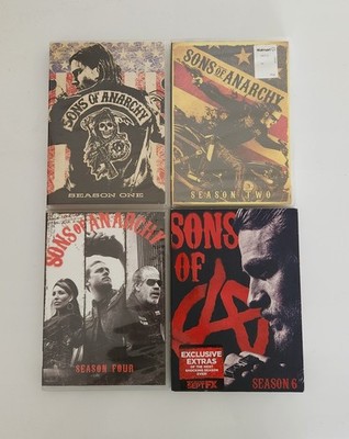 Sons of Anarchy: Seasons 1, 2, 4, 6 DVD   READ