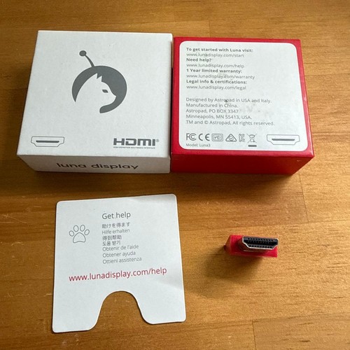 Luna Display HDMI Adapter für iPad als Windows Subscreen Second Monitor