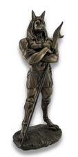 Egyptian God Anubis Statue Deity Jackal Figurine