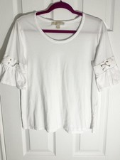 Michael Michael Kors Women's White crew neck large