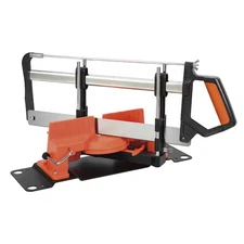 Jorgensen Professional Clamping Miter Saw - miter box with saw model 60120