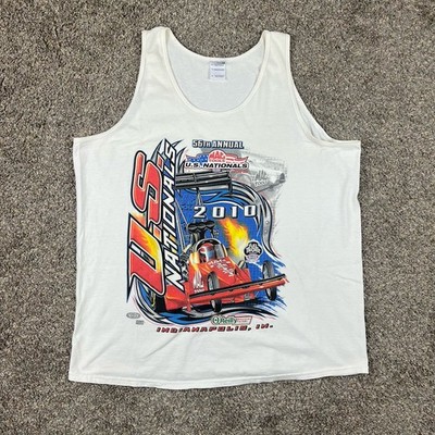 NHRA 56 Annual Indianapolis Nationals XL Drag Racing Vintage Tank Top 2010