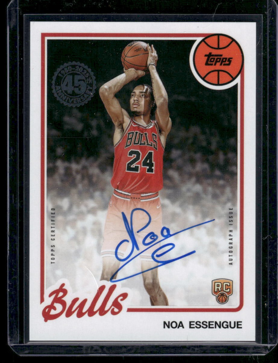 2025-26 Topps Basketball Noa Essengue 1980-81 Topps Rookie Auto #80B2R-NE