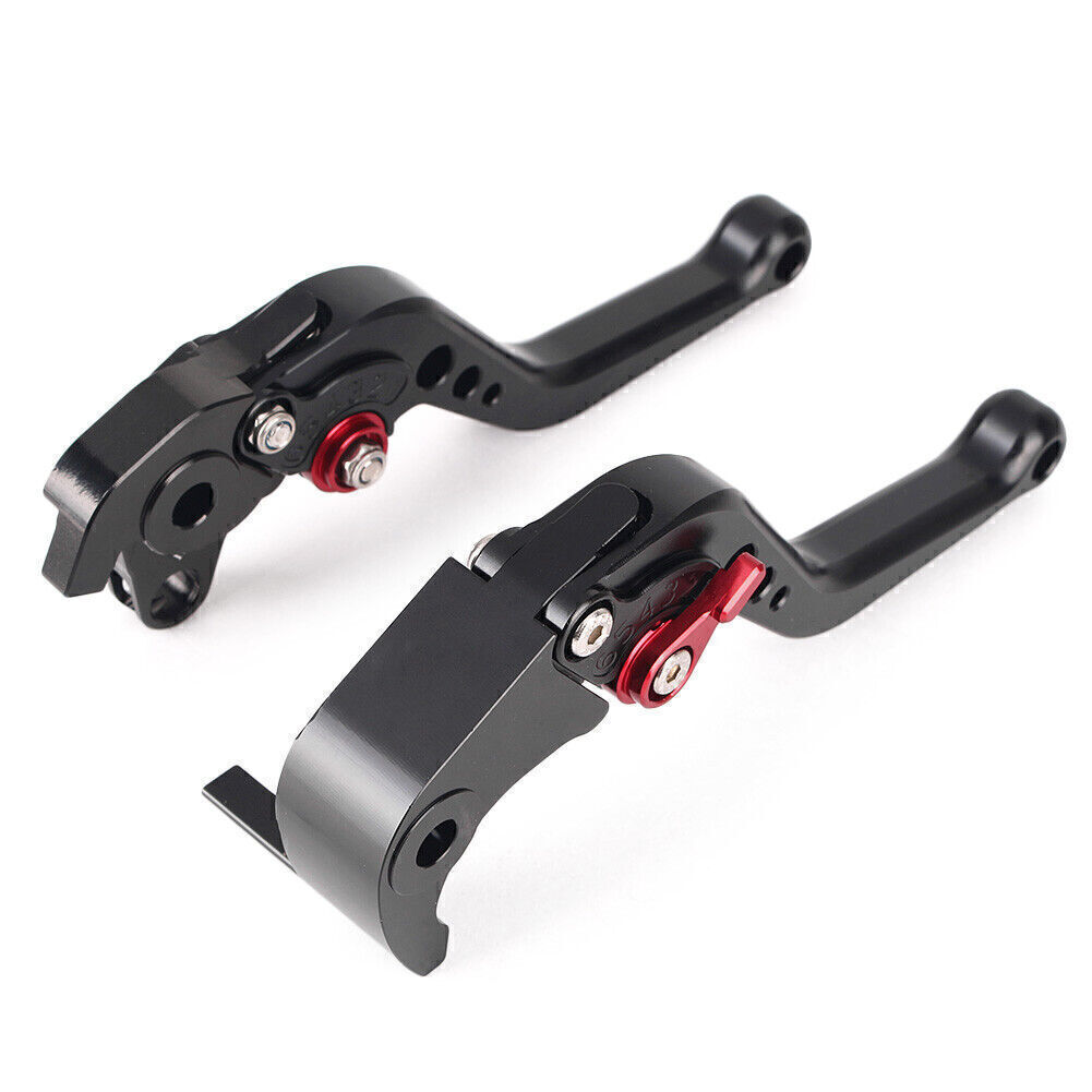 CNC Short Brake & Clutch Levers For Honda CBR1000RR (2004-2007) & CB1000R - Black