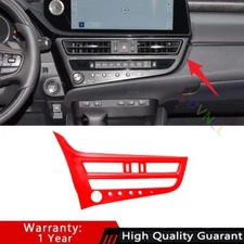 For Lexus ES300h 350 2022-2024 Bright Red Car Console Volume Switch Panel Trim