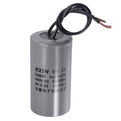 CBB60 Betriebskondensator 450VAC 16UF 50/60 Hz Mit 2 AnschlussdräHten