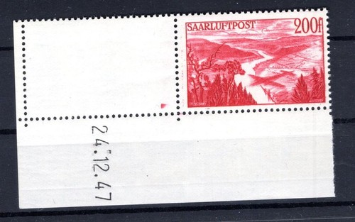 Saar 254Br With Print Date ** MNH MINT 250EUR (CA7717)