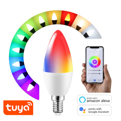Smart Life Light LED Bulb Wifi RGBW+WW Multi-Color Lamp for Alexa Google Home