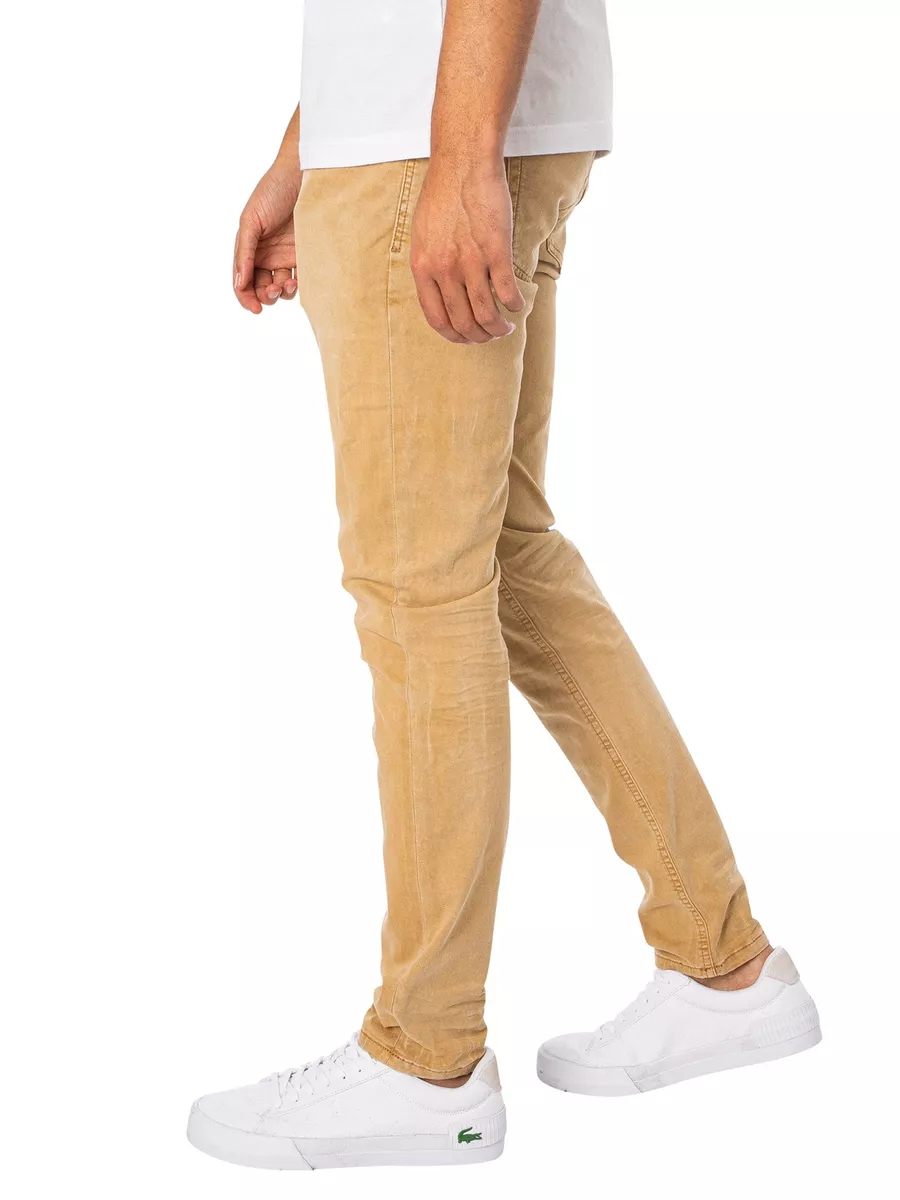 Diesel Men s 1979 Sleenker Skinny Jeans Beige eBay