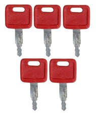 (5) Keys For John Deere, Hitachi Excavator, Case Dozer New Holland H800 AT194969