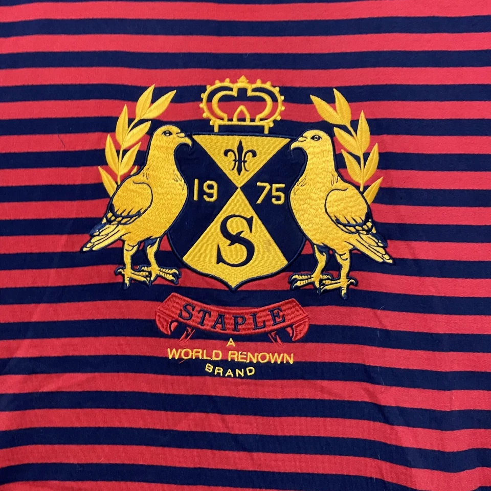 Camiseta masculina Staple Pigeon tamanho M 1975 logotipo pombo RN#136421 - Imagem 2 de 4