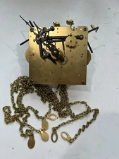 VINTAGE/ANTIQUE HERSCHEDE GRANDFATHER CLOCK MOVEMENT FOR PARTS/PROJECT
