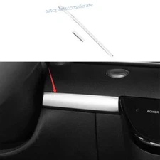 For Hyundai Elantra 2021-24 Silver Steel Center Console Instrument Dash Strip