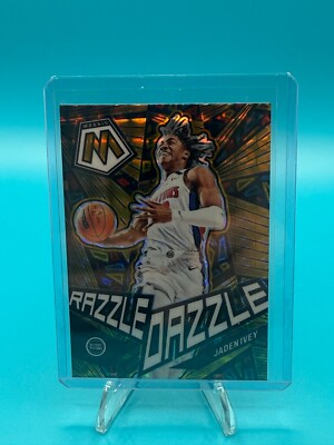 2022-23 Panini Mosaic Jaden Ivey Razzle Dazzle Prizm Rookie RC #4 Pistons