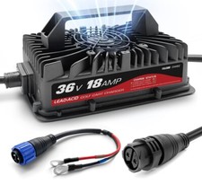 18 AMP 36 Volt Golf Cart Battery Charger Onboard EZGO, Club Car Carts