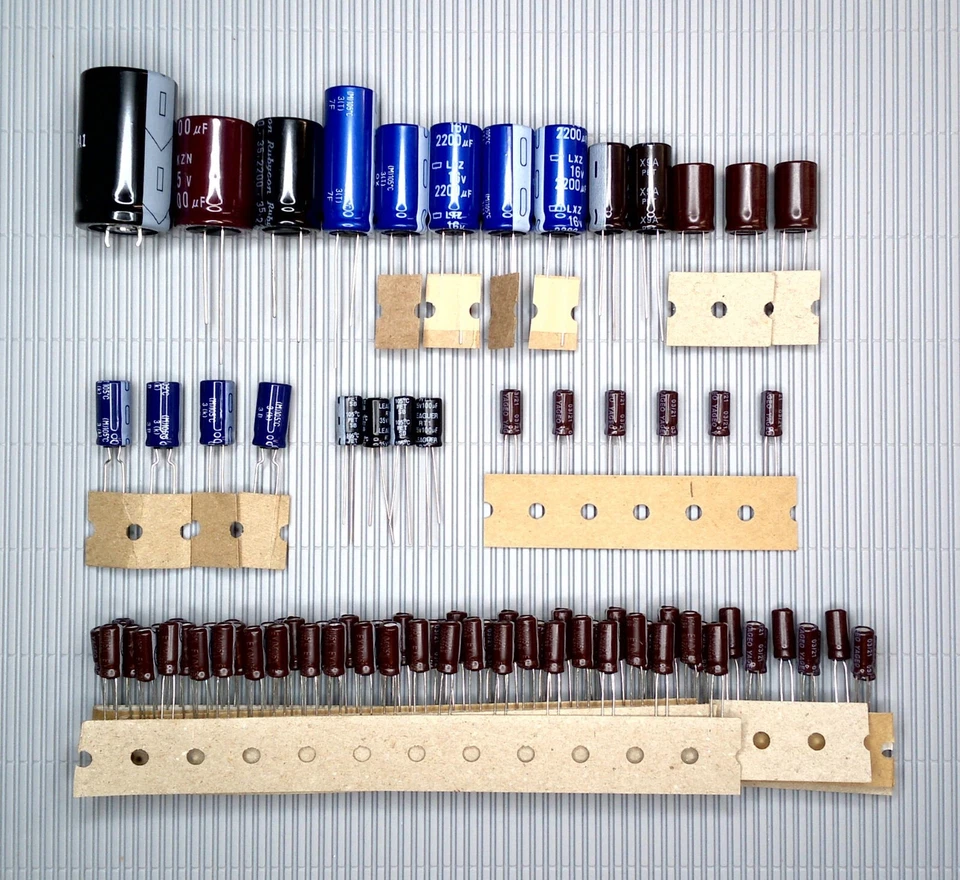 RECAPKIT NAKAMICHI 670ZX Elko set completo caps recap recap repair kit completo