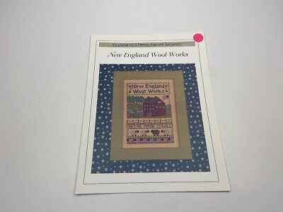 Elizabeth s Needlework Designs New England Wool Works Cross Stitch Pattern 9P