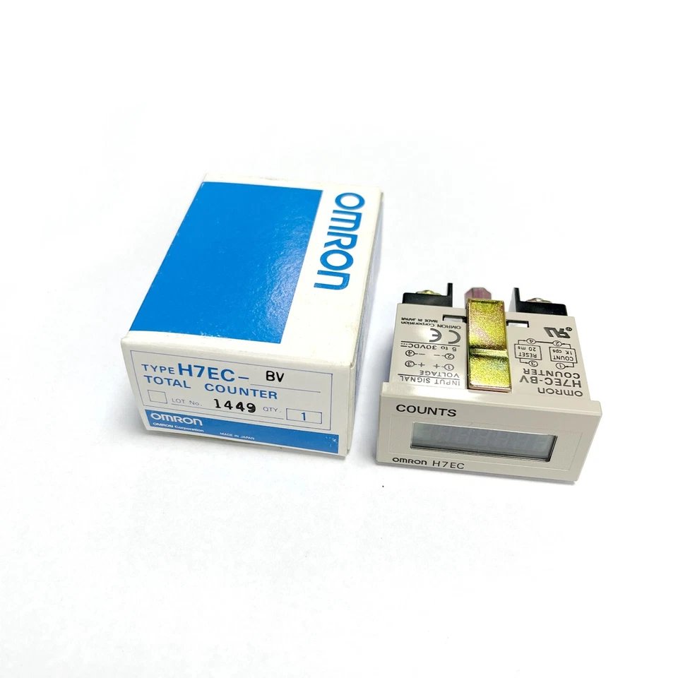 Omron H7EC-BV LCD Display Totalizer Counter 5-30VDC New - Image 3 of 3