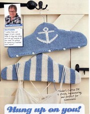 ~ Strickanleitung zum Ausziehen f&uuml;r Kleiderb&uuml;gel&uuml;berz&uuml;ge mit maritimen Themen ~