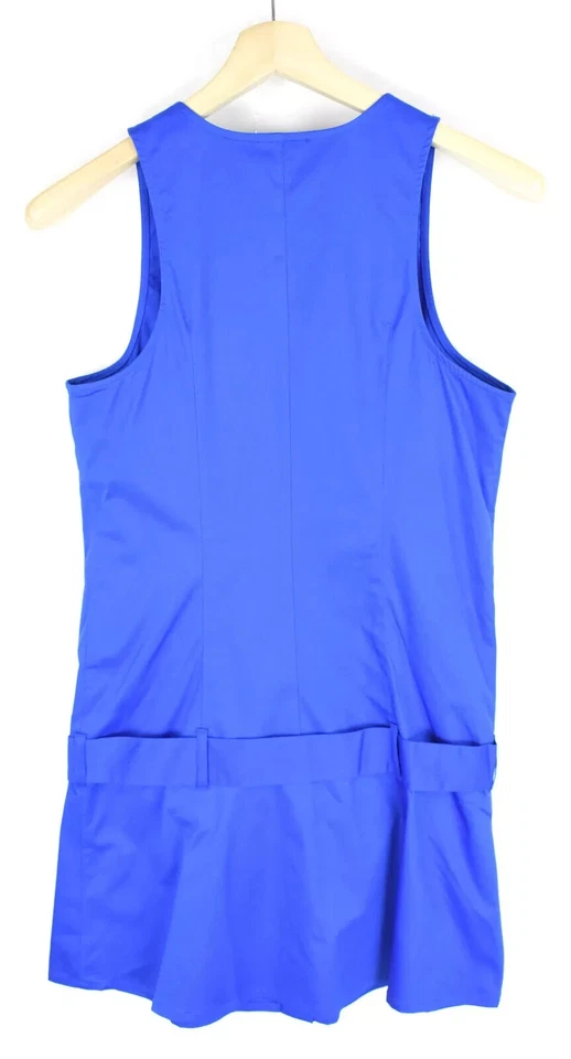 Cop Copine Minogue Robe Femmes ( Ue ) 38 sans Manche Ceinture Bleu Boutons Mini - Photo 2/4