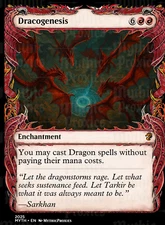 Dracogenesis Draconic frame High Quality Altered Art Custom Card