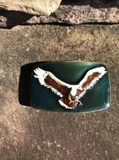 Flying Eagle The Great American Belt Buckle Company Enamel Color  1978 504 USA