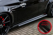 Cup Seitenschweller Wing vorne aus ABS für Mercedes W205 C63AMG Schwarzglanz Cup Seitenschweller Wing vorne aus ABS für Mercedes W205 C63AMG Schwarzglanz