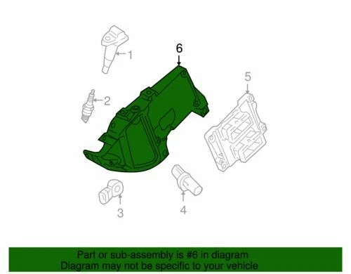 Soporte de montaje de encendido base genuino GM 2004-2007 Cadillac CTS SRX STS 12600071 Foto 2 de 2