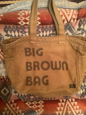 2-tacs x PORTER collaboration BIG BROWN BAG USED from JAPAN F/S | eBay