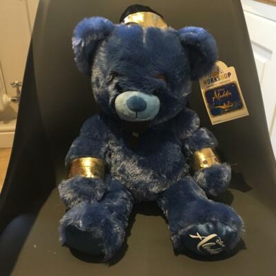 BUILD A BEAR FACTORY SELTEN & RARITÄT DISNEY ALADDIN S GENIE BÄR NEU MIT ETIKETT