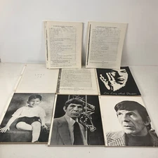 The Leonard Nimoy Association of Fans Yearbook Lot of 8 69-70 72-78 LNAF