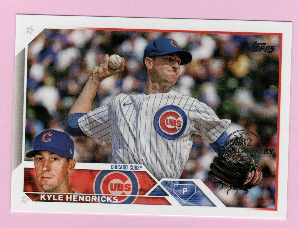 2023 Topps 582 Montgomery Club #137 Kyle Hendricks Chicago Cubs