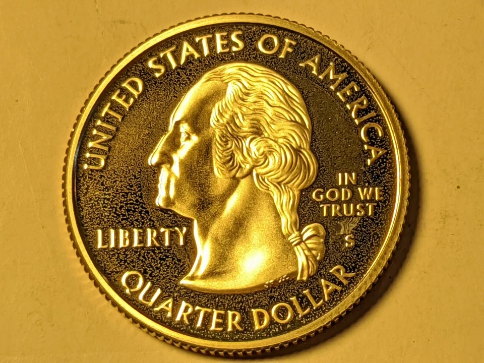 DISCOVERY Double Die 2007-S Proof Struck Thru IDAHO Quarter"TONED"Extremely RARE - Image 4 of 4